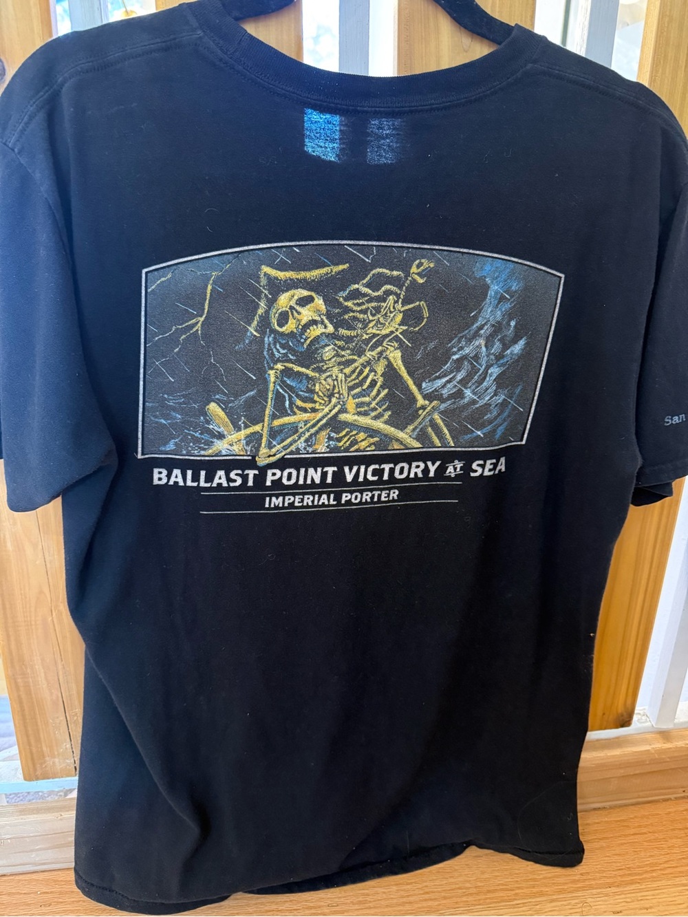 Ballast Point Brewing Victory At Sea Imperial Porter Graphic Tee 100% Cotton